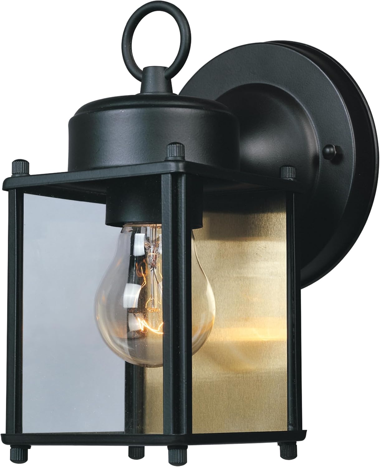 Preston 8" Outdoor Wall Light – Black Sconce