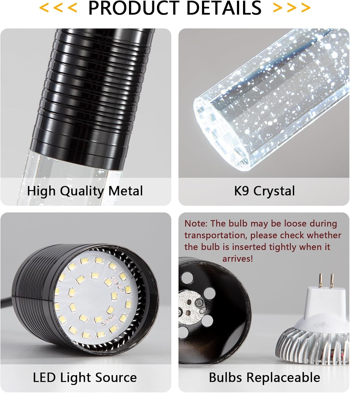 3-Light Crystal Pendant for Kitchen Island