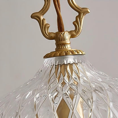 8" LIGHTLAND Vintage Crystal Dome Chandelier