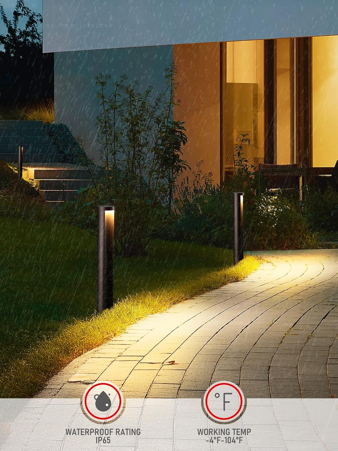 5CCT LED Pathway Lights – 6-Pack, Low Voltage