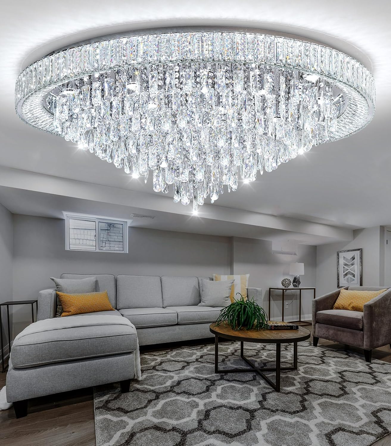Modern LED Crystal Mini Chandelier