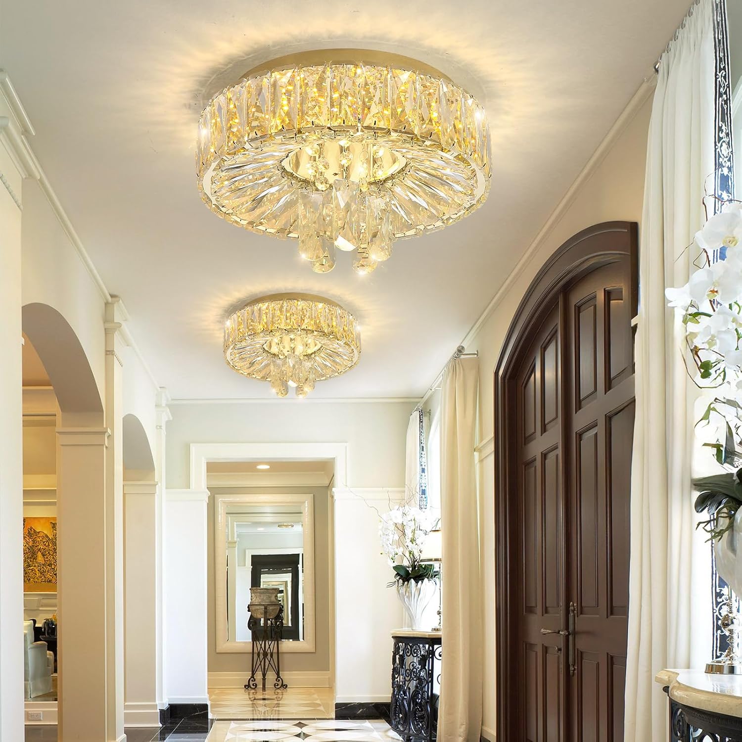 Modern LED Crystal Mini Chandelier