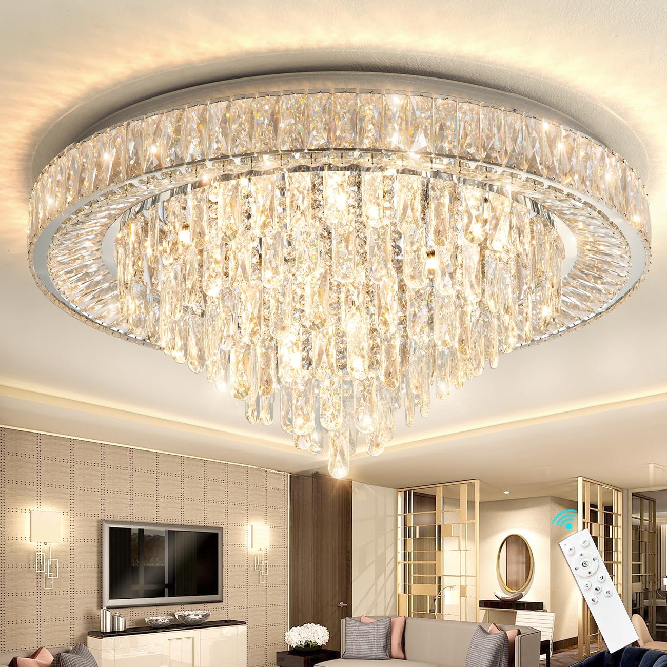 Modern LED Crystal Mini Chandelier
