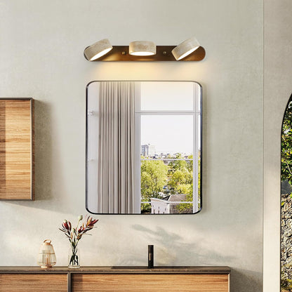 Wood Farmhouse 3-Light Bathroom Vanity Wall Lamp