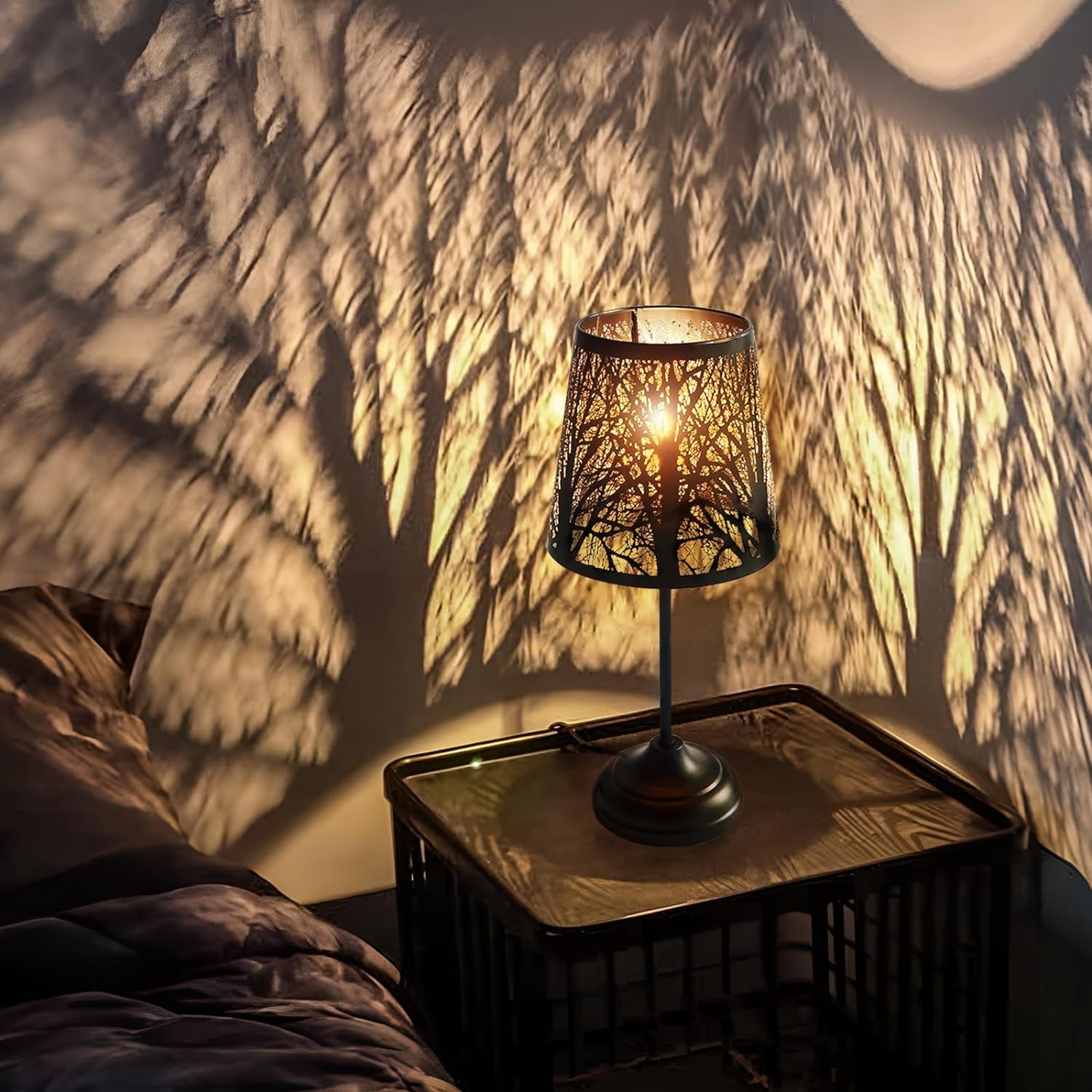 Touch Dimmable Table Lamp – Black Shade
