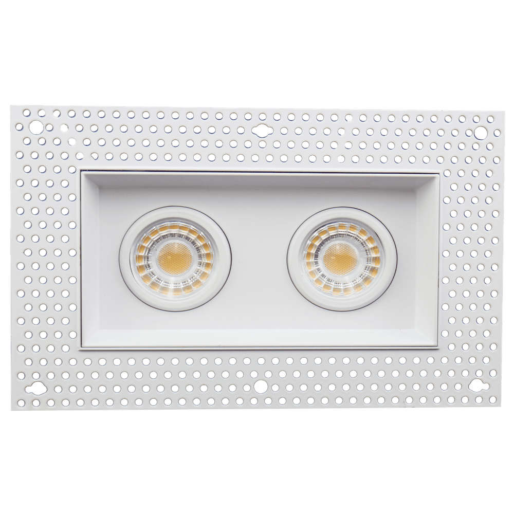 Goodlite G-95621 3″ 15W 2 Head Gimbal Trimless Spotlight Selectable CCT