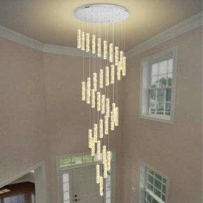 Gold 5-Light Raindrop Pendant Chandelier