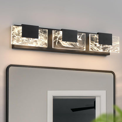 24” LED Brushed Nickel 3-Light Bathroom Vanity Light