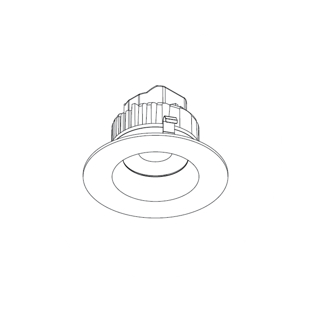 Goodlite Astrofit G-21400 4" 10W LED Retrofit Luminaire Selectable CCT Selectable Trim