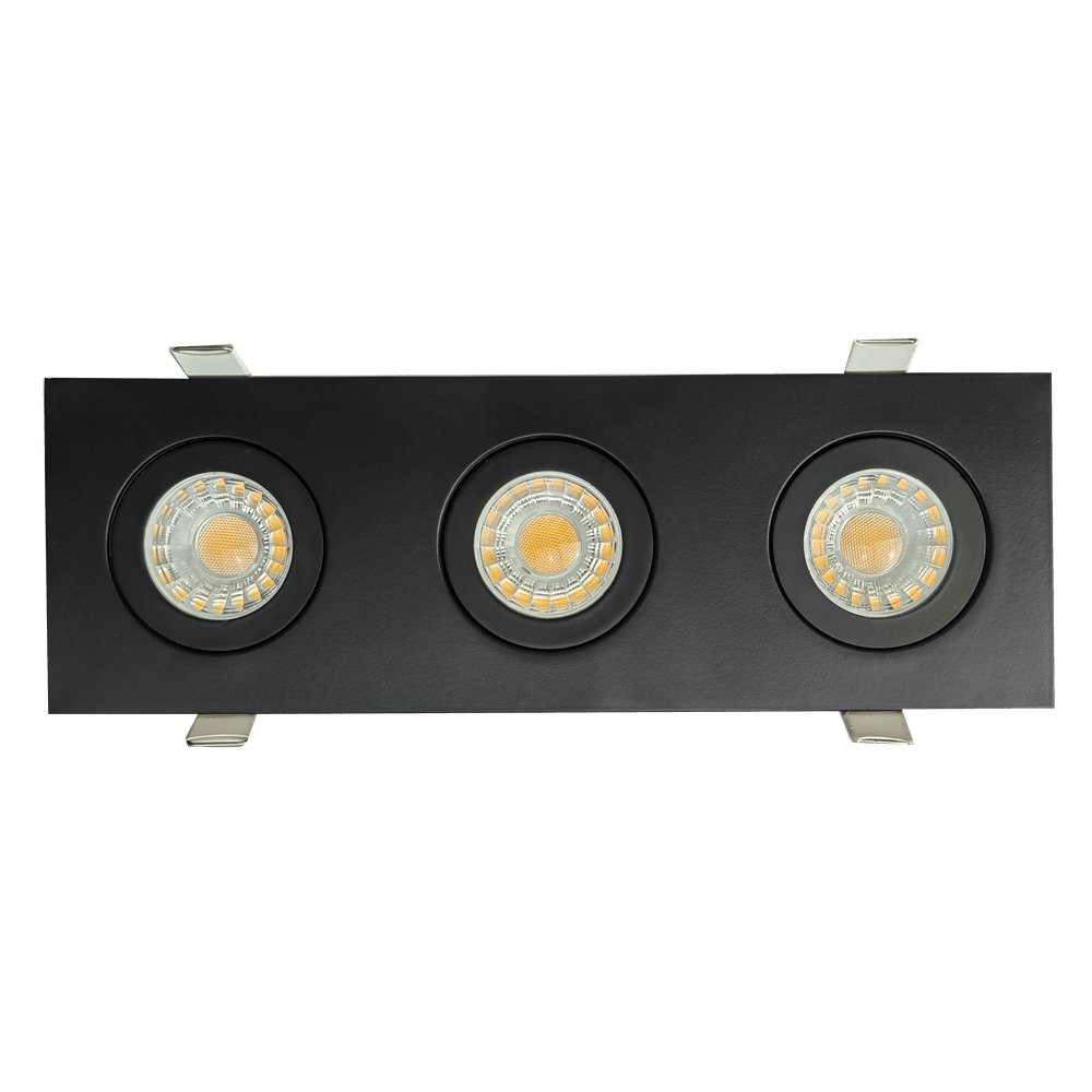 Goodlite Flarion G-00923 3" 23W LED 3 Head Rotating Gimbal Selectable CCT