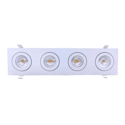 Goodlite Flarion G-01024 3.5" 36W LED 4 Head Rotating Gimbal Selectable CCT