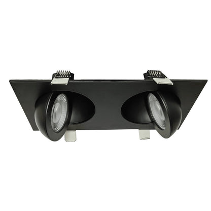 Goodlite Flarion G-01122 3.5" 20W LED 2 Head Rotating Gimbal Selectable CCT