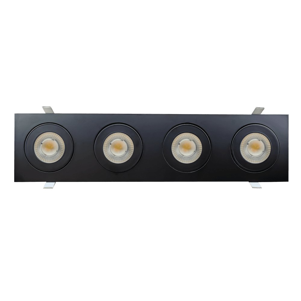 Goodlite Flarion G-01124 3.5" 36W LED 4 Head Rotating Gimbal Selectable CCT