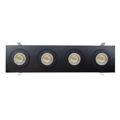 Goodlite Flarion G-01124 3.5" 36W LED 4 Head Rotating Gimbal Selectable CCT