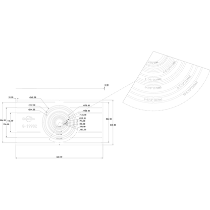 Goodlite G-19982 New Mounting Construction Rough In Plate