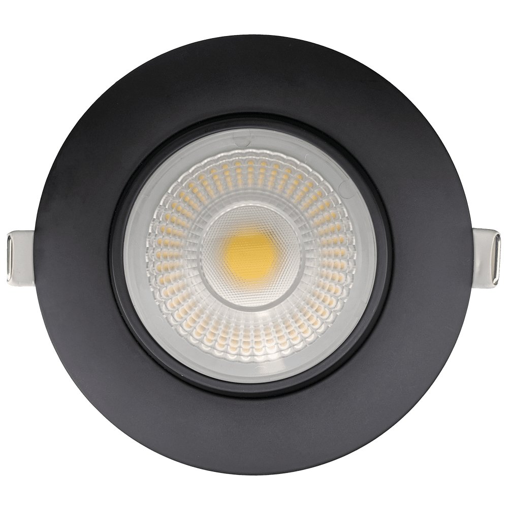 Goodlite G-20008 4" 20W LED Recessed Spotlight Gimbal Round Selectable CCT Black