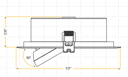 Goodlite G-25260 6" 20W LED Recessed Flat Gimbal Selectable CCT