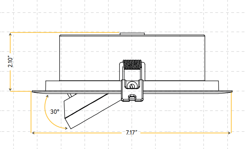 Goodlite G-25260 6" 20W LED Recessed Flat Gimbal Selectable CCT