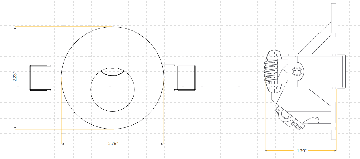 Goodlite G-48200 5W Round Clip In LED Step Light Selectable CCT