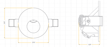 Goodlite G-48200 5W Round Clip In LED Step Light Selectable CCT