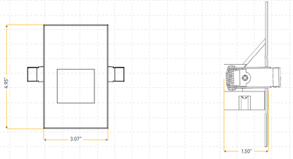 Goodlite G-48220 5W Vertical Clip In LED Step Light Selectable CCT
