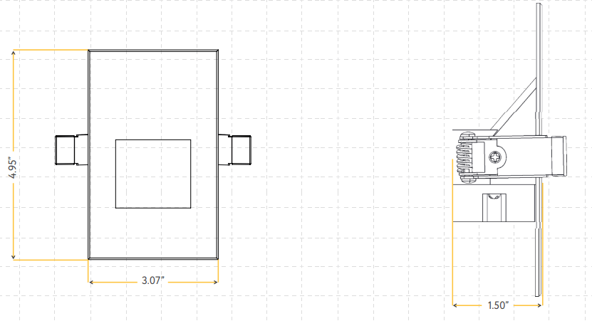 Goodlite G-48220 5W Vertical Clip In LED Step Light Selectable CCT