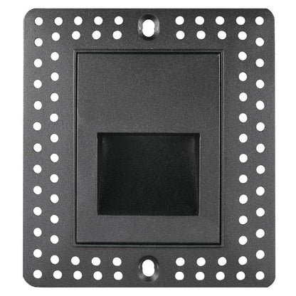 Goodlite G-48531 3W Trimless Vertical Black LED Step Light Selectable CCT