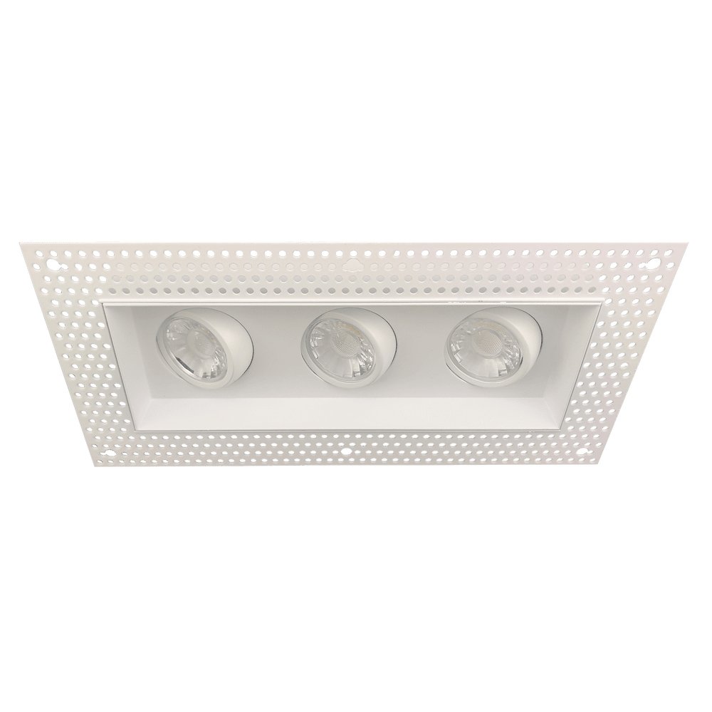 Goodlite G-95622 3″ 23W 3 Head Gimbal Trimless Spotlight Selectable CCT