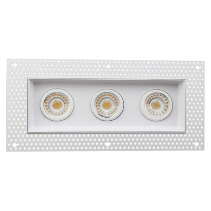 Goodlite G-95622 3″ 23W 3 Head Gimbal Trimless Spotlight Selectable CCT