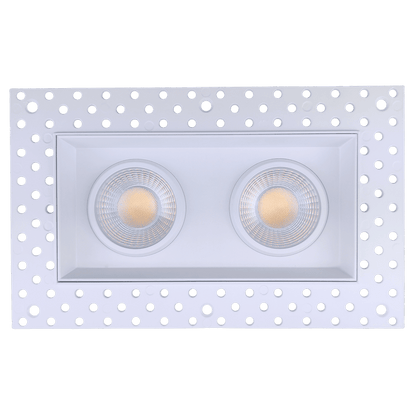 Goodlite G-95624 3.5″ 28W 2 Head Gimbal Trimless Spotlight Selectable CCT