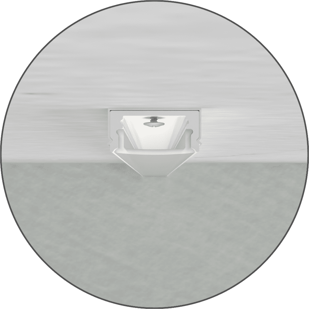 Goodlite G-96321 8FT Shallow Surface Mount LED Tape Channels .48"