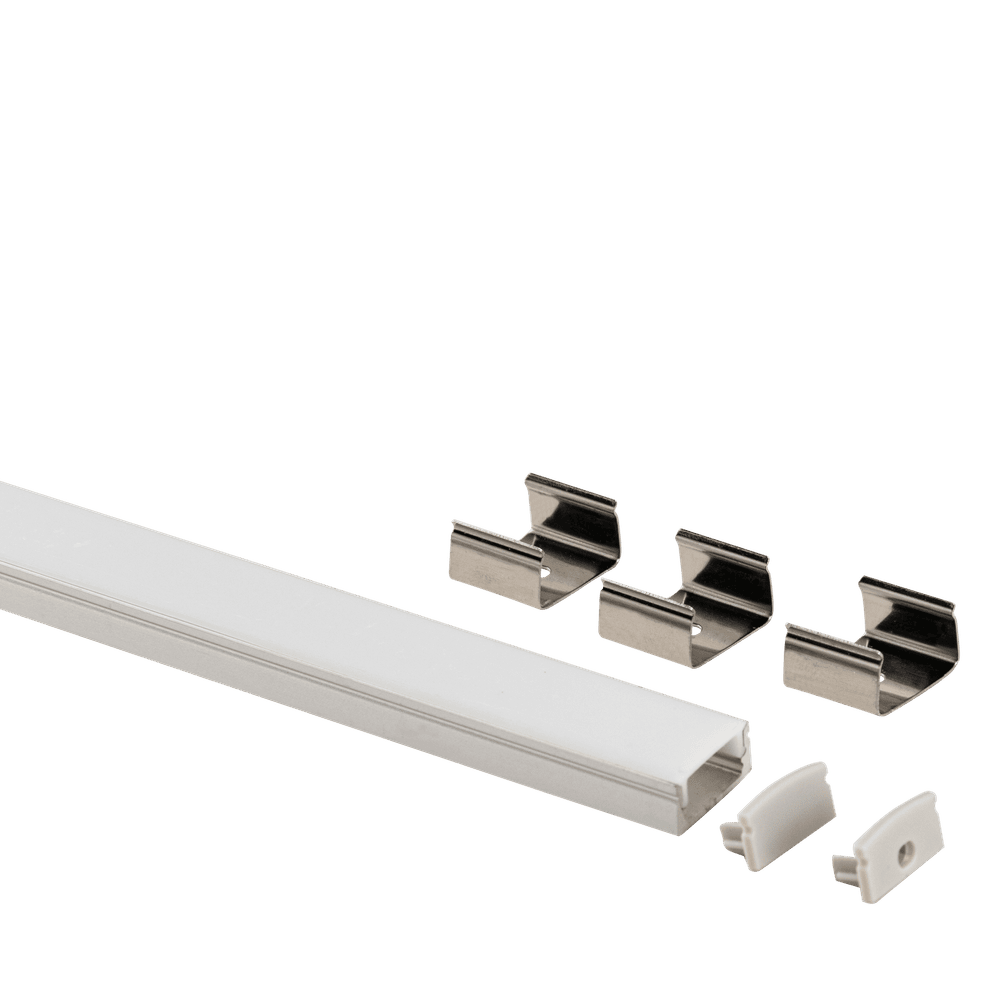 Goodlite G-96321 8FT Shallow Surface Mount LED Tape Channels .48"