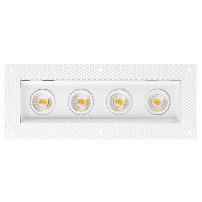 Goodlite G-97126 3″ 30W 4 Head Gimbal Trimless Spotlight Selectable CCT
