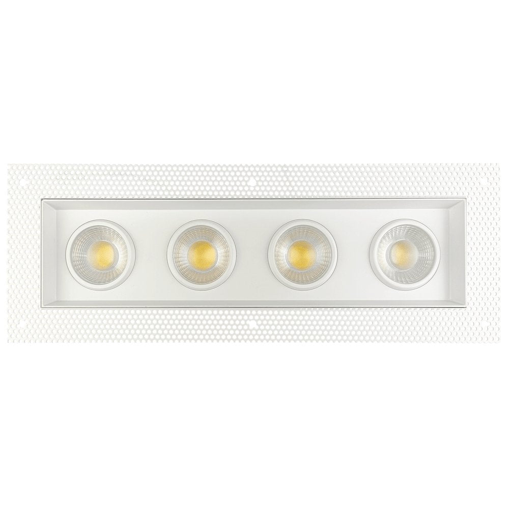 Goodlite G-97220 3.5″ 52W 4 Head Gimbal Trimless Spotlight Selectable CCT