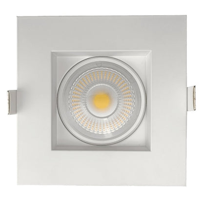 Goodlite Saturn G-97425 4” 20W LED Regress Square Spotlight Gimbal Selectable CCT