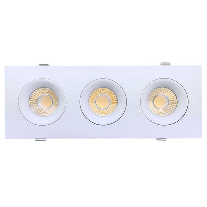 Goodlite Pura G-98723 3.5" 60W LED 3 Head Gimbal Selectable CCT/Wattage