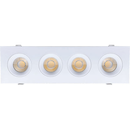 Goodlite Pura G-98724 3.5" 80W LED 4 Head Gimbal Selectable CCT/Wattage