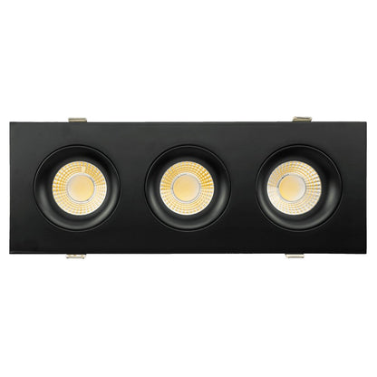 Goodlite Pura G-98728 3.5" 60W LED 3 Head Gimbal Selectable CCT/Wattage