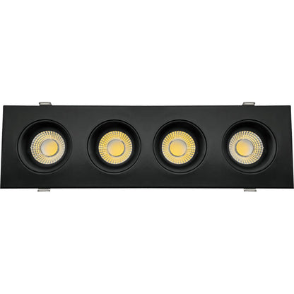 Goodlite Pura G-98729 3.5" 80W LED 4 Head Gimbal Selectable CCT/Wattage