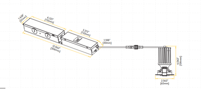 Goodlite Saturn G-24520 2" 14W LED Recessed Gimbal Selectable CCT/Wattage