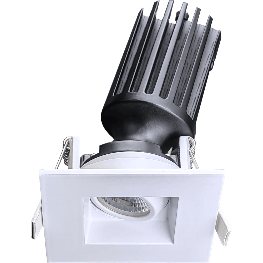 Goodlite Saturn G-25120 2" 14W LED Regressed Square Gimbaled Spotlight Selectable CCT/Wattage