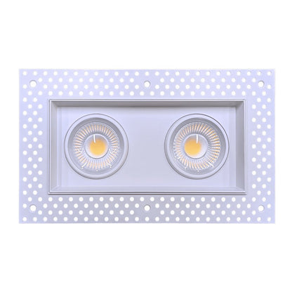 Goodlite Saturn G-99222 4″ 56W 2 Head Trimless LED Gimbal Selectable CCT/Wattage