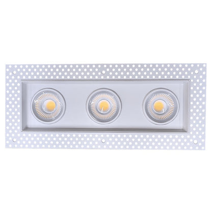 Goodlite Saturn G-99223 4″ 84W 3 Head Trimless LED Gimbal Selectable CCT/Wattage