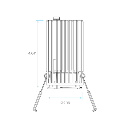 Luxrite LR2502X 2" 15W Regressed Spotlight Hi Output Selectable CCT
