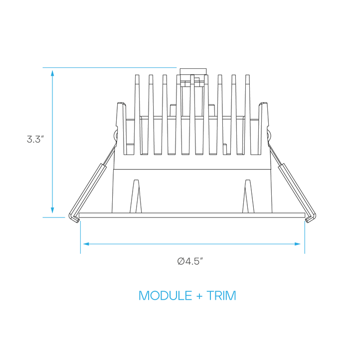 Luxrite LR2495X 4" Regressed Spotlight Selectable CCT