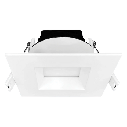 Luxrite LR22638 3" 10W LED Square Regressed Wafer Selectable CCT Hi Lumen