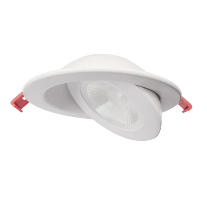 Luxrite LR23217 4" 12W LED Floating Gimbal Selectable CCT