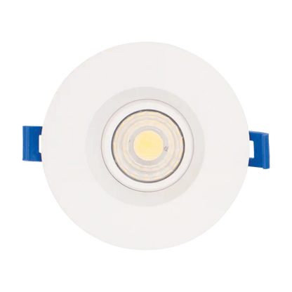 Luxrite LR23227 3" 12W LED Regress Spotlight Gimbal Round Selectable CCT