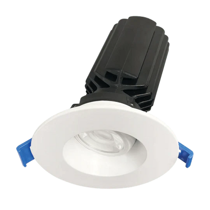 Luxrite LR23227 3" 12W LED Regress Spotlight Gimbal Round Selectable CCT