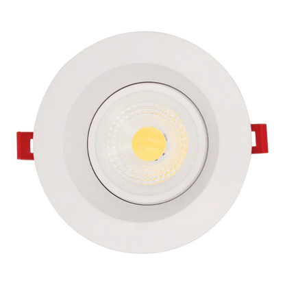 Luxrite LR23228 4" 18W LED Regress Spotlight Gimbal Round Selectable CCT